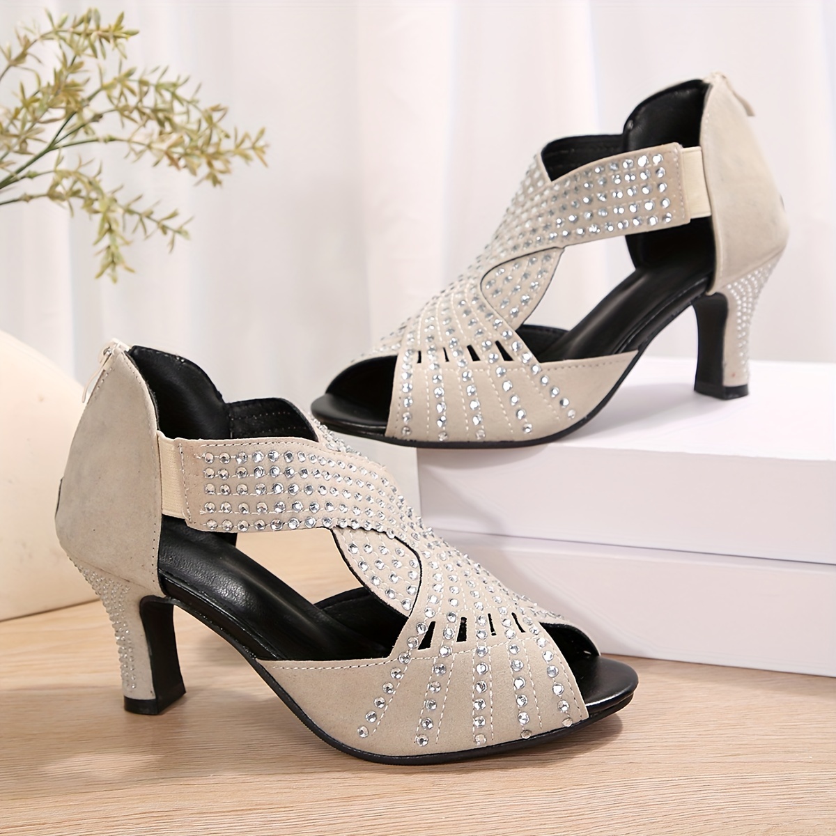 womens   fashion sandals casual open toe ankle strap with   detail   heel cone zipper closure tpr   made materials strappy sandals details 19
