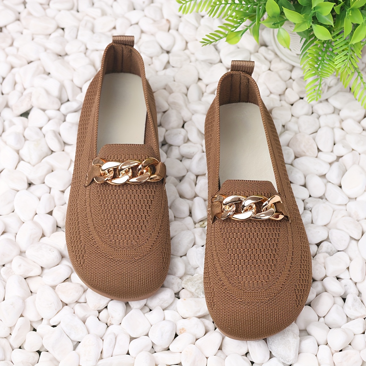 size womens flats breathable comfortable slip on shoes with sparkle detail round toe     for autumn spring details 25